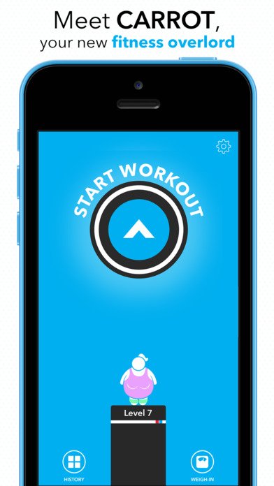 Inspírate con Carrot Fit, una app para perder peso de una forma divertida