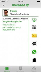 Nace Know.ee, una app española que permite intercambiar tarjetas de visita sin usar papel