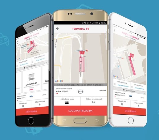 llollo, una app para solicitar un conductor que ya cuenta con más de 15.000 coches aparcados