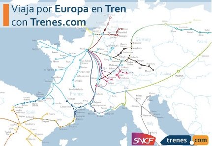 La agencia de viajes on-line Trenes.com venderá billetes de tren de SNCF en toda Europa