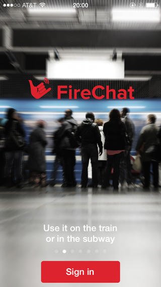 Llega FireChat, una app que nos deja enviar mensajes sin conexión a internet