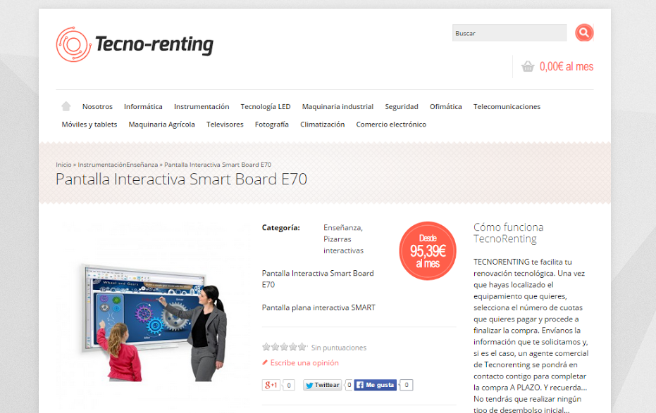 La empresa Tecno-renting ayuda a los centros educativos a crear aulas tecnológicas