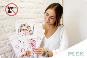 Españoles crean PLEK, un mueble para colgar cosas en las paredes sin hacer agujeros