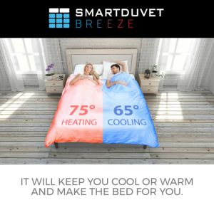 Smartduvet Breeze, un edredón inteligente que regula la temperatura de cada lado de la cama