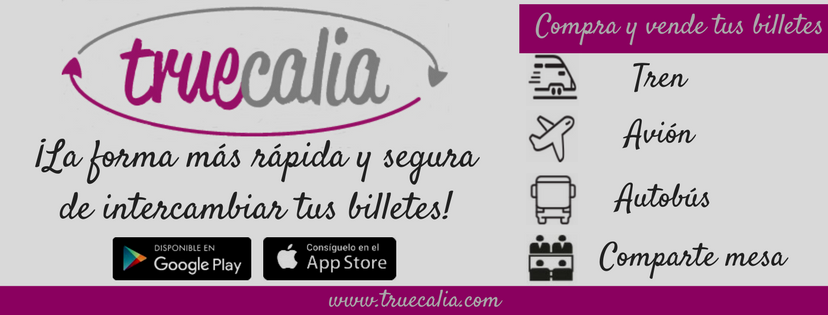 Truecalia Pay, un servicio para comprar y vender billetes de transporte entre particulares