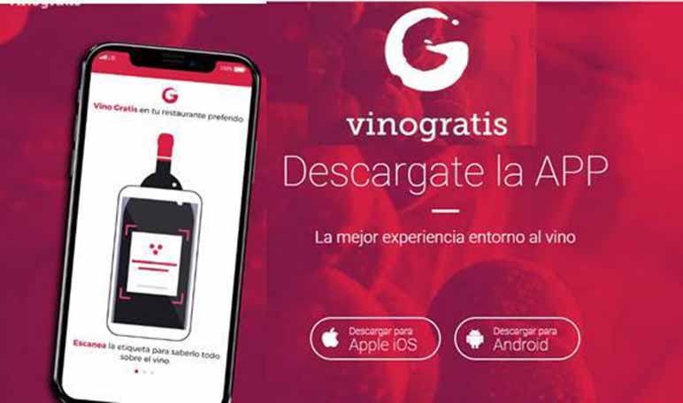 VinoGratis, la primera aplicación que invita a los comensales a vino