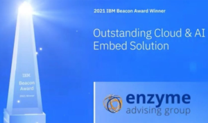 Enzyme recibe el prestigioso galardón IBM Beacon Award por segunda vez - Diario de Emprendedores